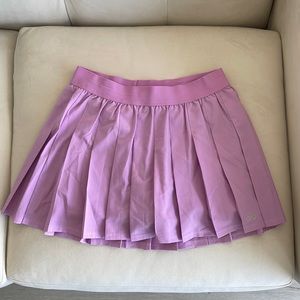 Alo Yoga Varsity Tennis Skirt Purple Lavender XS